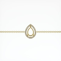 18K Yellow Gold Pave Bracelet Setting Video