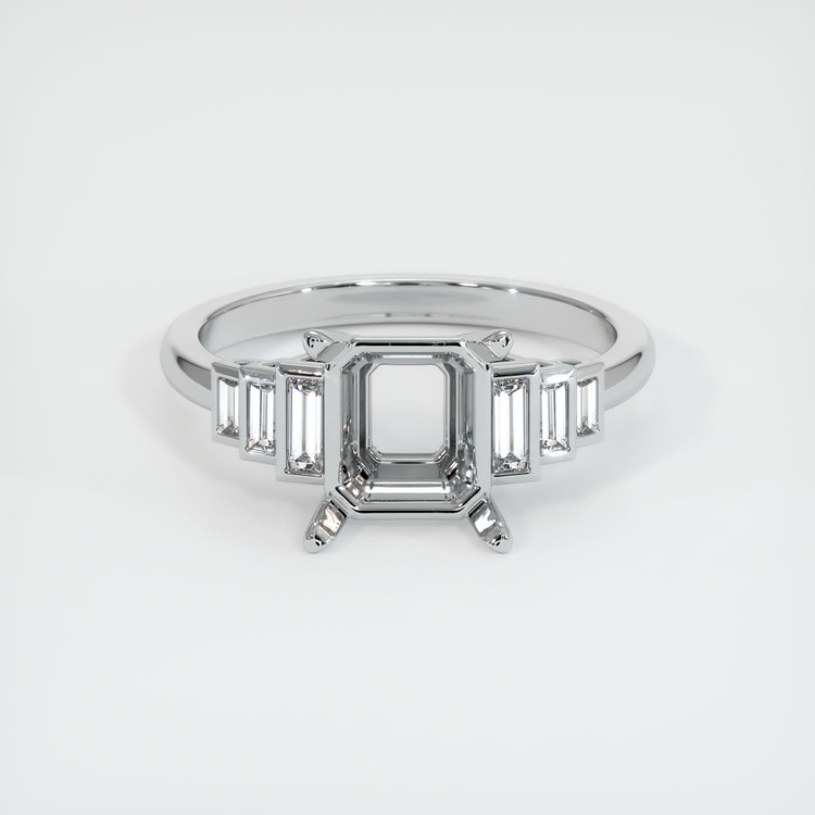 Platinum 950 Antique Style Ring Setting
