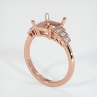 14K Rose Gold Antique Style Ring Setting Video