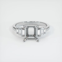 10K White Gold Antique Style Ring Setting Image