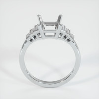 10K White Gold Antique Style Ring Setting Image