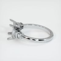 14K White Gold Antique Style Ring Setting Image