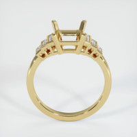 10K Yellow Gold Antique Style Ring Setting Image