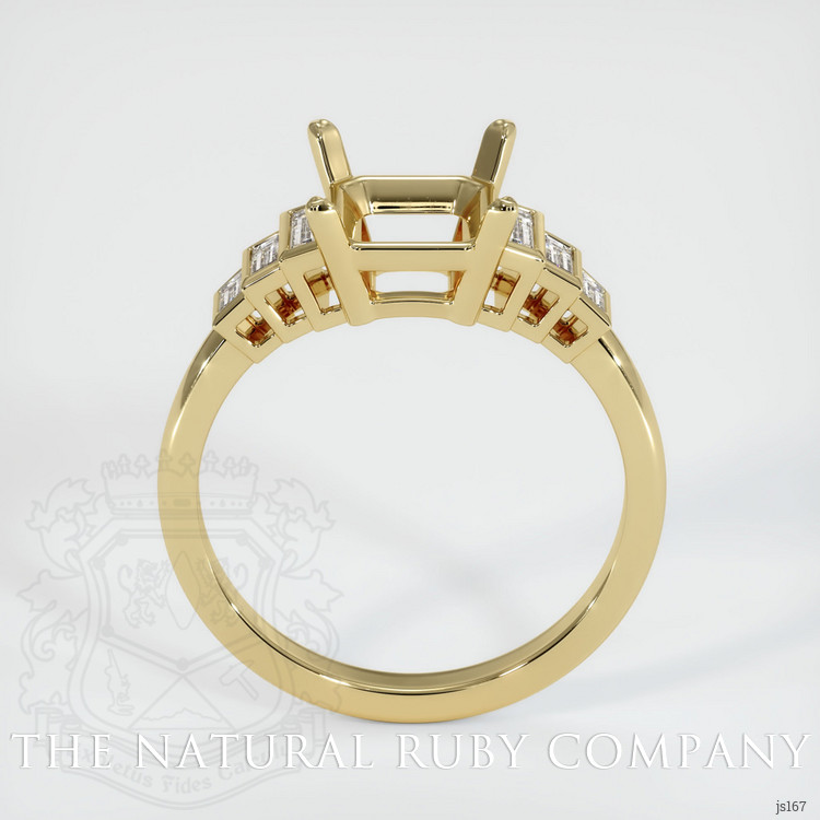 14K Yellow Gold Antique Style Ring Setting