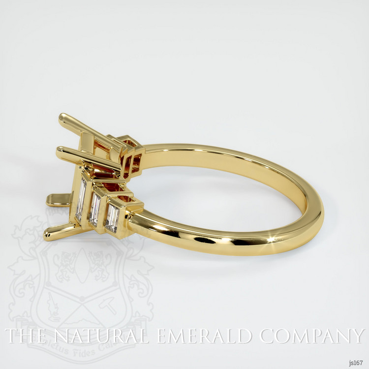 18K Yellow Gold Antique Style Ring Setting