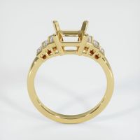18K Yellow Gold Antique Style Ring Setting Image