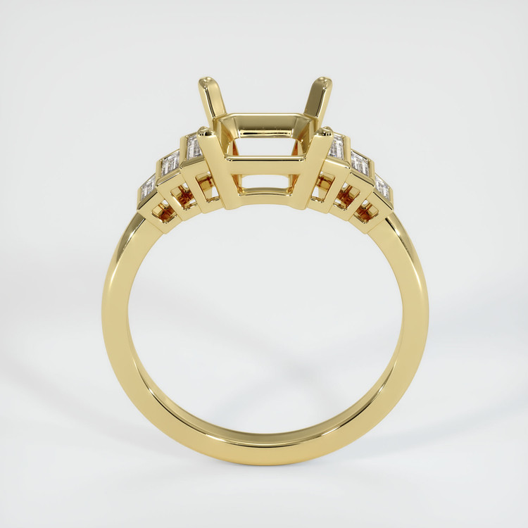 18K Yellow Gold Antique Style Ring Setting