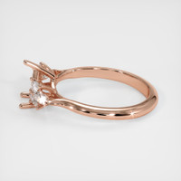 14K Rose Gold Accent Stones Ring Setting Image
