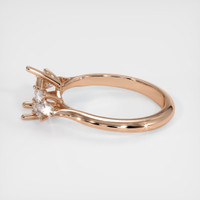18K Rose Gold Accent Stones Ring Setting Image