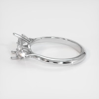14K White Gold Accent Stones Ring Setting Image