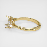14K Yellow Gold Accent Stones Ring Setting Image