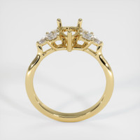 14K Yellow Gold Accent Stones Ring Setting Image