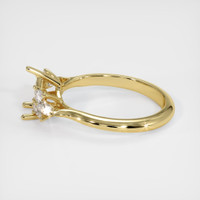 18K Yellow Gold Accent Stones Ring Setting Image