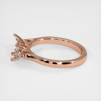 14K Rose Gold Accent Stones Ring Setting Image