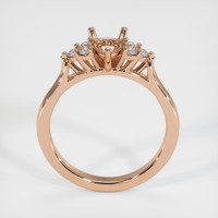 18K Rose Gold Accent Stones Ring Setting Image