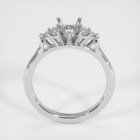 18K White Gold Accent Stones Ring Setting Image
