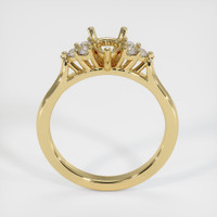 10K Yellow Gold Accent Stones Ring Setting Image