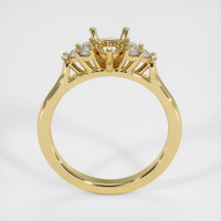 18K Yellow Gold Accent Stones Ring Setting Image