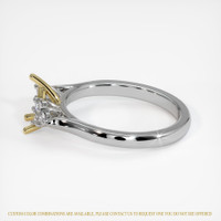 18K Yellow & White Accent Stones Ring Setting Image