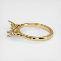 18K Yellow Gold Accent Stones Ring Setting Image