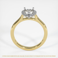 18K White & Yellow Pave Ring Setting Image