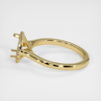 14K Yellow Gold Pave Ring Setting Image