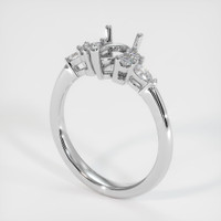 10K White Gold Accent Stones Ring Setting Video