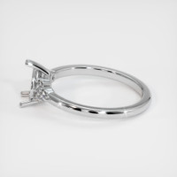 14K White Gold Accent Stones Ring Setting Image