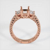 14K Rose Gold Antique Style Ring Setting Image