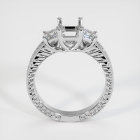 10K White Gold Antique Style Ring Setting Image