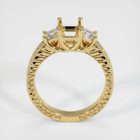 10K Yellow Gold Antique Style Ring Setting Image