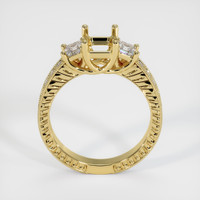 18K Yellow Gold Antique Style Ring Setting Image
