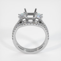 10K White Gold Pave Ring Setting Image