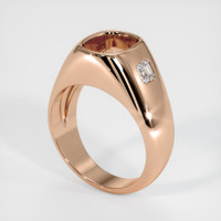 18K Rose Gold Men's Ring Setting Video