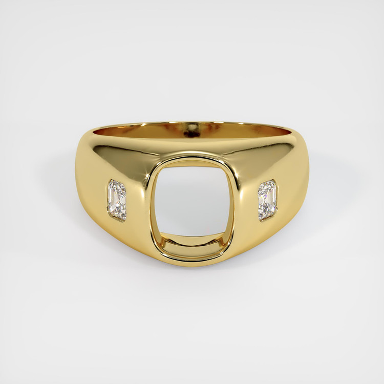 18K Yellow Gold Men's Ring Setting