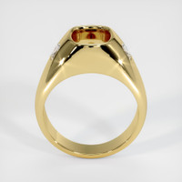 18K Yellow Gold Men's Ring Setting Image