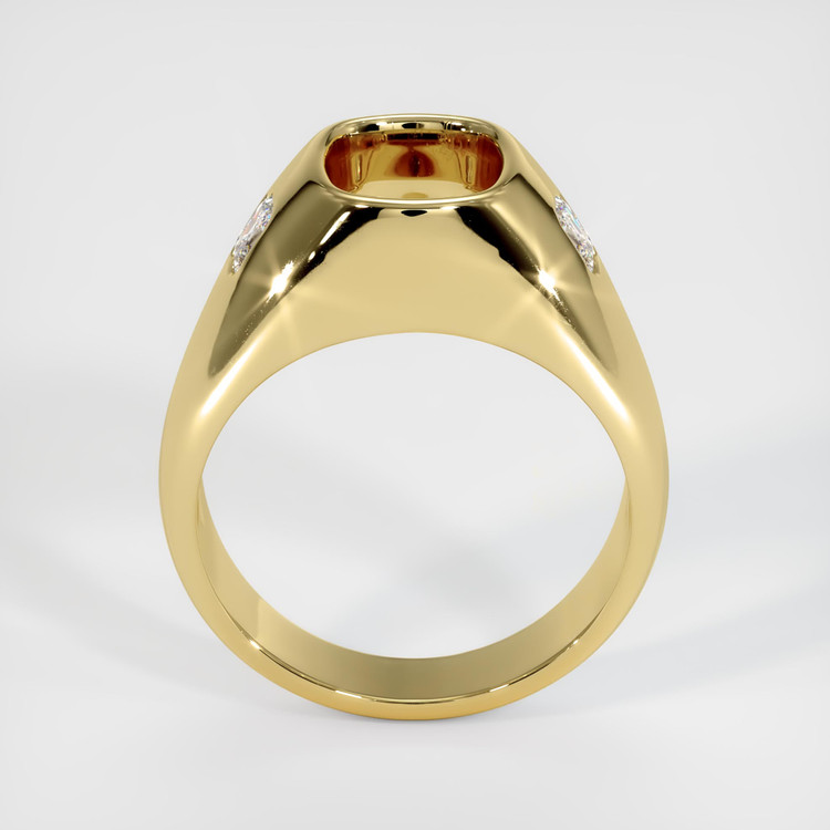 18K Yellow Gold Men's Ring Setting