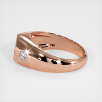 14K Rose Gold Men's Ring Setting Image