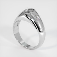 10K White Gold Men's Ring Setting Video