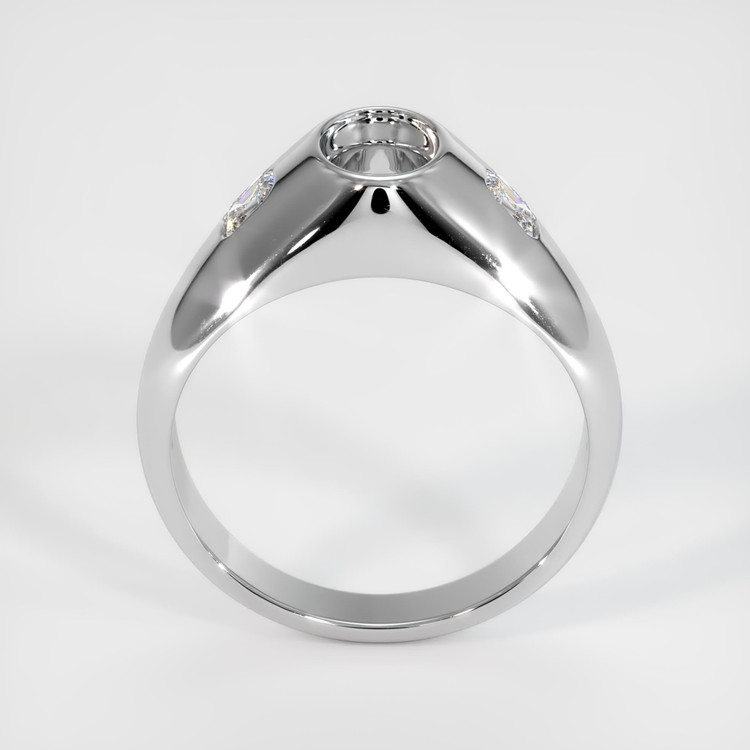 18K White Gold Men's Ring Setting