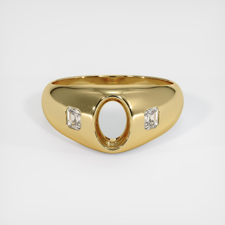 10K Yellow Gold Men's Ring Setting