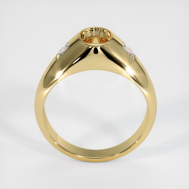 10K Yellow Gold Men's Ring Setting