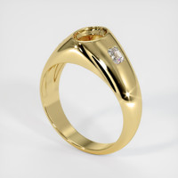 18K Yellow Gold Men's Ring Setting Video