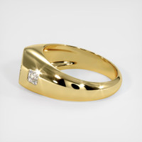 18K Yellow Gold Men's Ring Setting Image