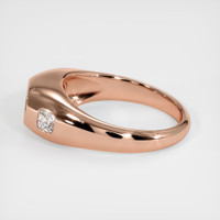 14K Rose Gold Men's Ring Setting Image