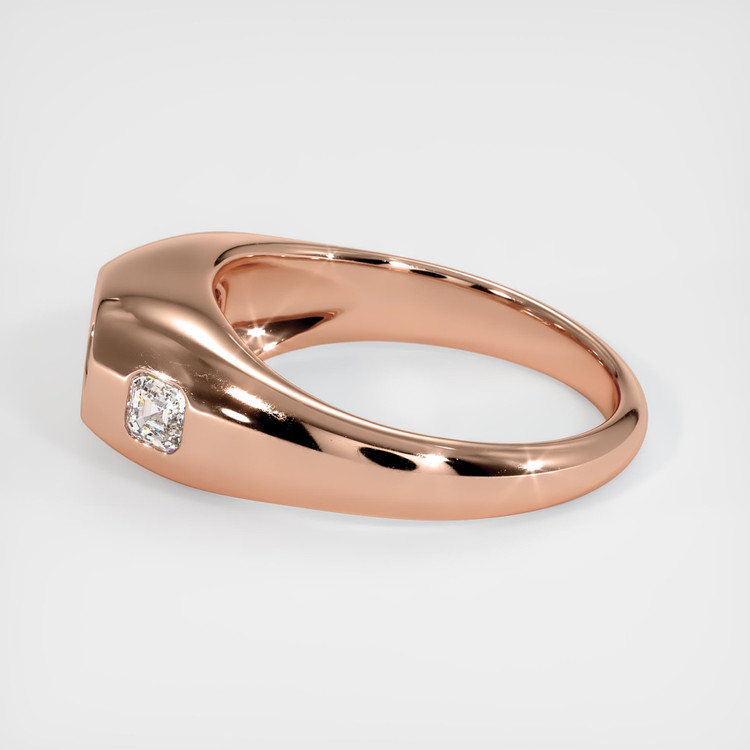 14K Rose Gold Men's Ring Setting
