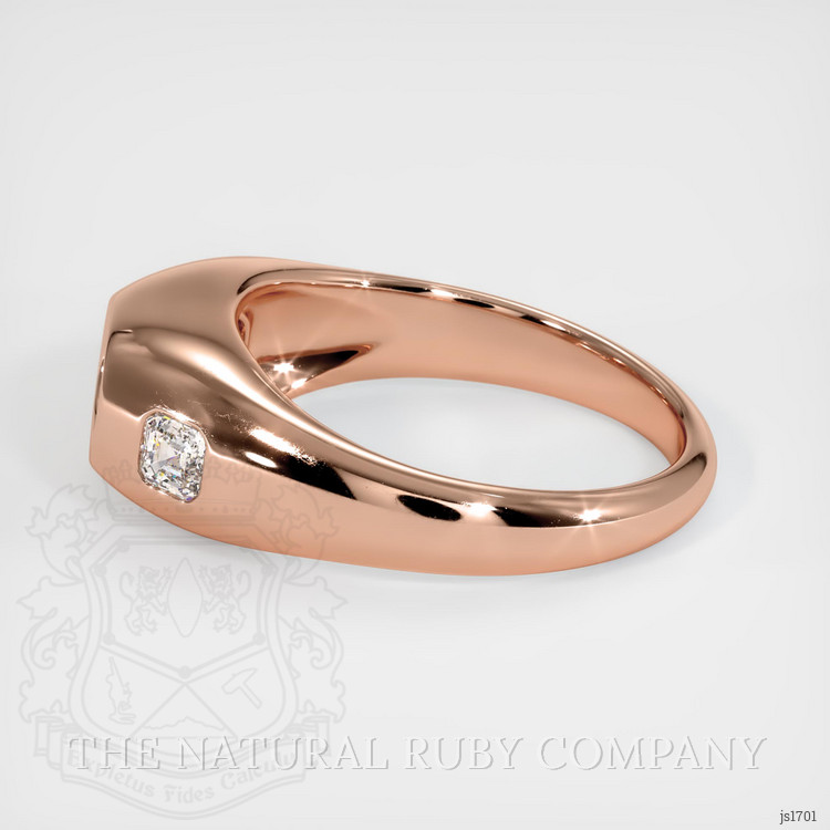 14K Rose Gold Men's Ring Setting