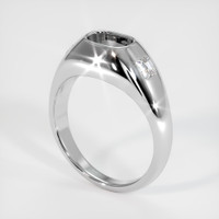10K White Gold Men's Ring Setting Video