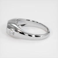 18K White Gold Men's Ring Setting Image