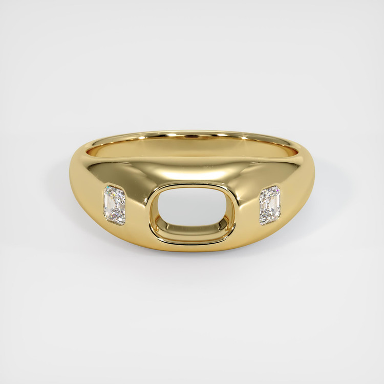 14K Yellow Gold Men's Ring Setting